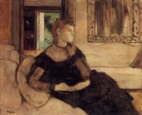 Degas, Edgar - Madame Theodore Gobillard